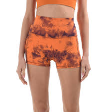 One of the best places to wear high waisted shorts is the beach. Waist Shorts Active With High No Cycling Pocket Yoga Exercise Tie Dye Short Camel Imlario Fitness Yoga Shorts Bottoms Toe Leggings Training