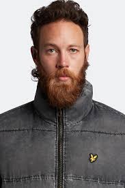 FUNNELLED PUFFER JACKET JET BLACK