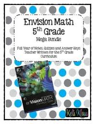 Grade 5 Envision Math Bundle Envision Math Math Bundle Math