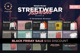Streetwear Apparel Mockup Bundle Clothing Mockup Hoodie Mockup Street Wear