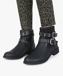 Check spelling or type a new query. Gemo Chaussures Boots Femme A Talon Plat Finitions Clous Style Motarde Noir Femme Gemo