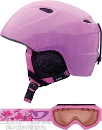Giro Slingshot Youth Pack Ski Helmet Goggles Xs S Pink