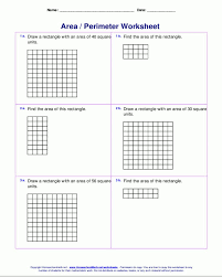 Math 3rd Grade Area Of A Square Worksheet Printable Di 2020 Matematika