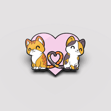 Purrrfect Together Pin | Funny, cute, & nerdy pins