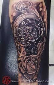 Image Result For Full Sleeve Clock Tattoo Tatouage D Horloge Tatouage Montre Gousset Tatouage Horloge