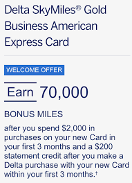The platinum delta skymiles business card. American Express Business Delta Gold 70 000 Miles 200 Statement Credit Or 90 000 Miles Doctor Of Credit