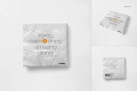 Napkin Mockup Set Mockup Cool Logo Graphic Design Studios