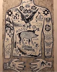 An tat' piece i did for a friend of mine. Download 43 Old School Prison Style Tattoo