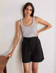 Portree Shorts Black Boden Uk