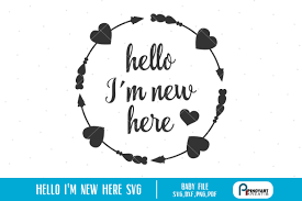 Download Hello I M New Here Svg Hello Svg Baby Svg Newborn Baby Svg Birth Svg Baby Birth Svg Svg Files For Cricut Svg Toddler Svg S Baby Svg Svg Baby Clip Art