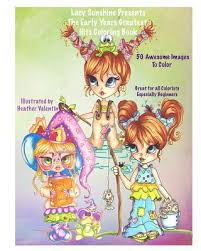 Fun whimsical big eyed art (lacy sunshine rory sweet urchin) valentin, heather on amazon.com. Lacy Sunshine Presents The Early Years Greatest Hits Coloring Book Lacy Sunshine Favorites Whimiscal Big Eyes Coloring Book