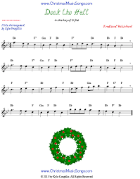 Find flute sheet music for popular songs. Deck The Halls For Flute Free Sheet Music