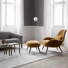 Piloti Table Medium Lounge Chairs Living Room Swoon Lounge Chair Fredericia Furniture