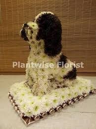 Image Result For Dog Shaped Funeral Flowers Animal Flower Arrangements Funeral Floral Arrangements Unique Flower Arrangements