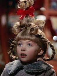 Diy Grinch Cindy Lou Who Halloween Santacon Costume Idea Crazy Hair Days Cindy Lou Hair Cindy Lou Who Hair