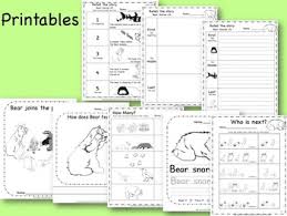 Weston woods and associated logos are trademarks of. Bear Snores On Activity Pack Sequence Activites Flannel Book La Math