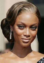 More Pics Of Tyra Banks Chignon Hair Styles Long Hair Styles Wedding Hair And Makeup