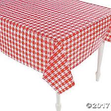 Black And White Checkered Tablecloth Plastic These Red And White Checkered Tablecloths Look Like They Just Fell Off The Chuck Wagon Use Them At Checkered Tablecloth Picnic Table Covers White Table Cloth