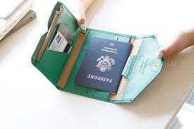De Voyage Passeport Porte Passeport Portefeuille Par Sixthleather Carteras Billeteras Maletas