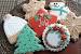 Decorated Homemade Christmas Cookies