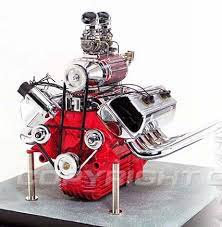 Gmp Racing Engine Blown Ardun Head 1 6 Diecast Model Diecast Cars Ford Pickup Diecast Models