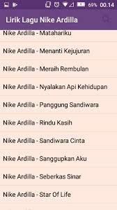 Nike ardilla lagu, nike ardilla mp3 dengan lirik, sandiwara cinta, nike ardilla offline, nike ardila bintang kehidupan, lagu nike ardila bintang kehidupan, download lagu nike ardilla, lagu nike ardilla lirik offline. Lirik Lagu Nike Ardilla Fur Android Apk Herunterladen