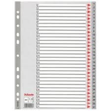 Ptfe blatt 1.5mmthk, a4 blatt größe. Register A4 225x297mm Zahlen 1 5 Grau Plastik Esselte 100103 Kaufen Register Bei Liebl De