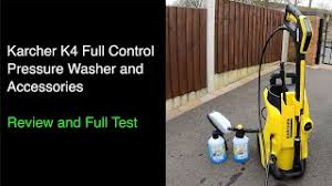 K 4 premium full control car and home pressure washer. Karcher K4 Full Control Pressure Washer And Accessories Full Test And Review Youtube