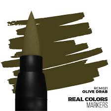 AK-Interactive: Real Color Acrylic Paint Marker - Olive Drab