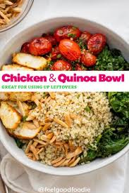 Chicken Quinoa Bowl Recipe Recipes Leftovers Recipes Vegaterian Recipes