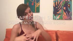 In astrology, rising signs are just as important as your sun sign. Capricorn Sun Cancer Moon Gemini Rising Sun Moon Rising Combination Youtube