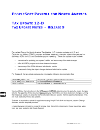 9 00 peoplesoft payroll tax update 12 d