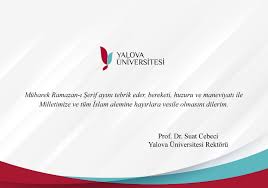 Adaylara moral vermek isteyenler için en güzel tebrik sözlerini araştırdık ve haberimize ekledik. Yalova Universitemiz Rektoru Prof Dr Suat Cebeci Nin Ramazan I Serif Ayi Mesaji