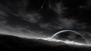 Black And White Desktop Wallpaper Moon 3d Landscape Wallpaper Landscape Wallpaper Dark Wallpaper Landscape