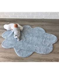 Teppich Wolke 170x110 Mit Kissen In Blau Teppich Wolke Lorena Canals Teppich Baby Kind