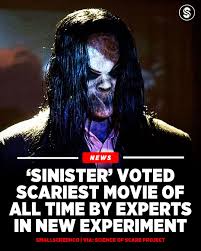 Small - 👻 HORROR UPDATE: According to a new Science of Scare Project  experiment, SINISTER (2012) has officially been crowned the scariest horror  movie of all time! 😱 | Facebook