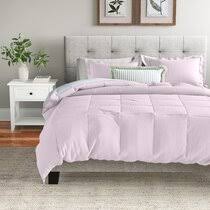 Features lovely brightly toned pink mauve roses on a white background and it is finished off with a bordered mauve shade going around the center of the bed. Dusty Pink Comforter Wayfair