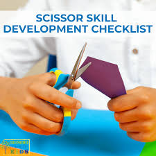 Scissor Skill Development Checklist For Ages 2 6 For