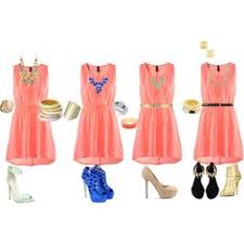 Comprar online vestidos para invitada de boda de dia color coral lentejuelas en los hombros manga ranglan escote en espalda falda recta cuello redondo. 120 Ideas De Coral Dress Outfits Moda Ropa Moda Para Mujer