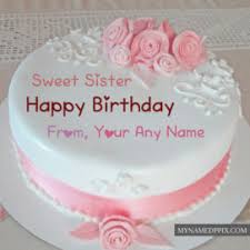 Write name football happy birthday cake. Sister Birthday Cakes My Name Pix Cards