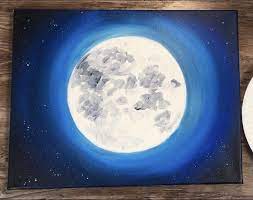 moon painting step by step acrylic painting tutorial with pictures moon painting acyrlic painting acrylic painting tutorials