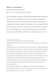 Allen lane, the penguin press, 1 9 9 4 ) , vol. Pdf Biopolitics As A Critical Diagnosis In Beverley Best Werner Bonefeld Und Chris O Kane Eds Handbook Of Frankfurt School Critical Theory Volume Iii Contexts Frieder Vogelmann Academia Edu