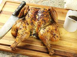 Cutting up a whole chicken can save you a lot of money in the long run. Spatchcocked Butterflied Roast Chicken Recipe