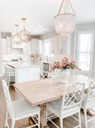 Classic White Kitchen In 2020 Dining Room Small Dining Room Remodel Dining Room Layout