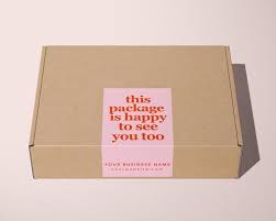 happy mail editable packaging label add your logo labels template order stickers custom clothing design ideas business big moving boxes for sale