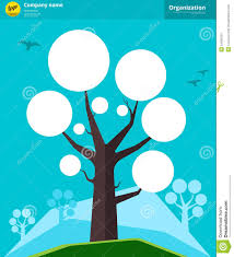 Organization Chart Tree Concept Vector Illustration
