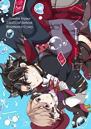 Doujinshi - Genshin Impact  Wriothesley x Lyney (ベスト・ドロップまで注いで)  崖から落ちる。  | Buy from Otaku Republic - The largest Doujinshi online store.