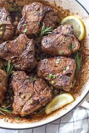 Add 1 tablespoon olive oil and when it's hot, add lamb chops. Marinated Lambs Chops With Rosemary And Olives Simply Whisked