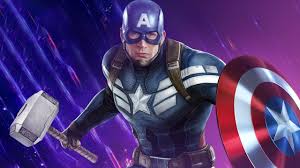 He has abandoned the word america and goes with just the captain. very similar to the scene in avengers endgame where thanos is about to kill hulk but suddenly mjolnir flies to captain america. Will Captain America Finally Lift Thor S Hammer In Avengers Endgame Ign