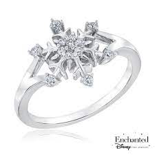 Enchanted Disney Fine Jewelry Elsa S Diamond Snowflake Ring 1 6ctw Enchanted Disney Fine Jewelry Disney Fine Jewelry Austrian Crystal Jewelry